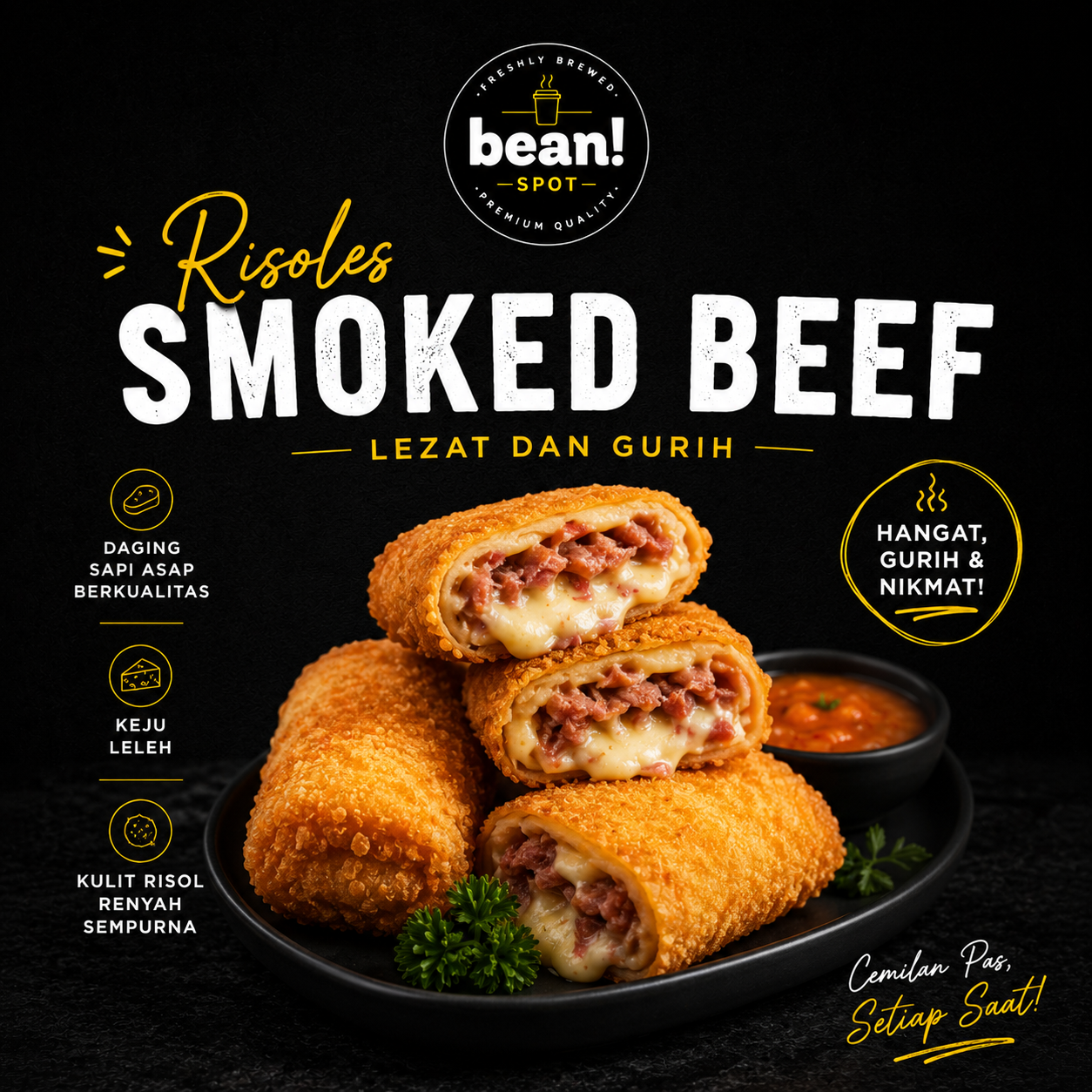 Kopi Bean Spot Risoles Smoked Beef